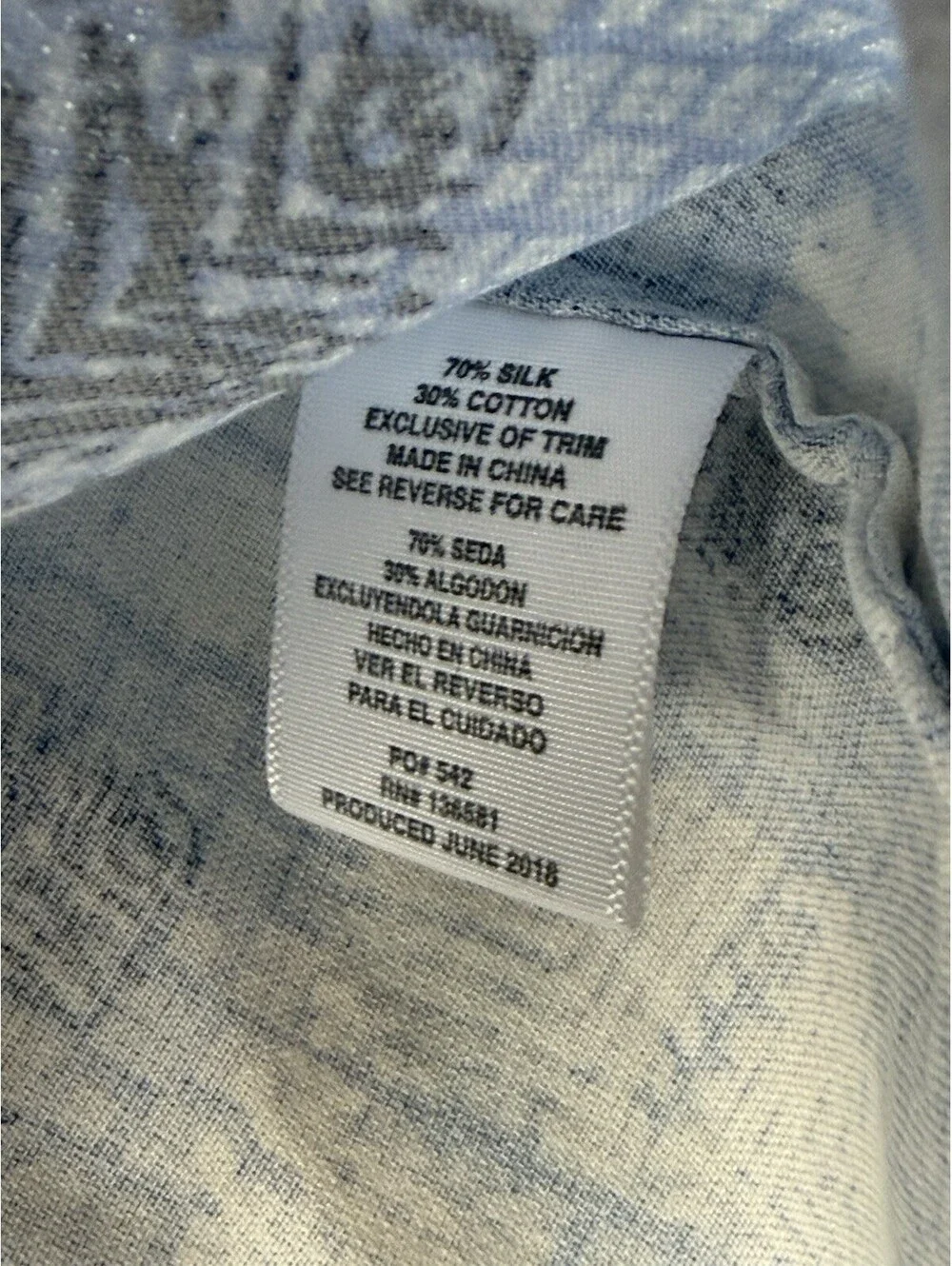Nat Nast Shirt Mens 2XL XXL Blue Hawaiian Button Up Silk Luxury Originals Camp *